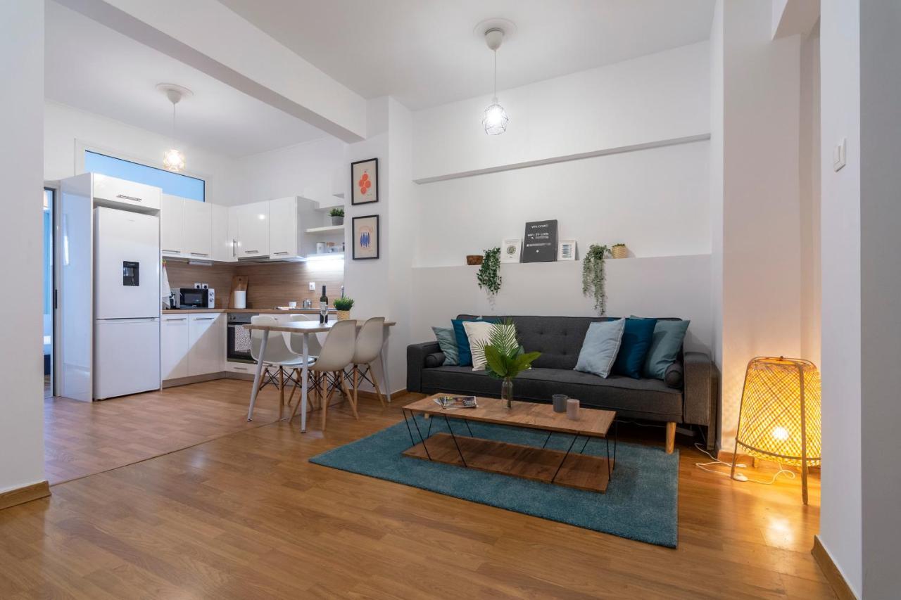 Modern 2Bd Apt In Athens , 3-Min Metro Bagian luar foto